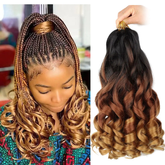 French Curl Braiding Synthetic Hair